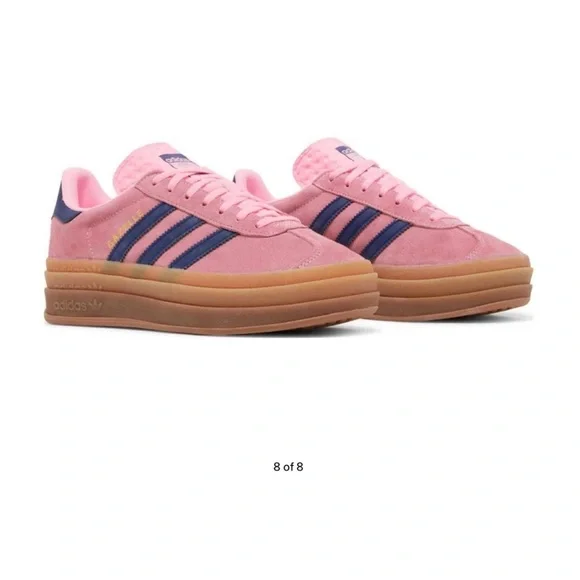 adidas gazelle silver green womens Women's Adidas Gazelle Bold "Clear Pink Gum"  The Closet Inc